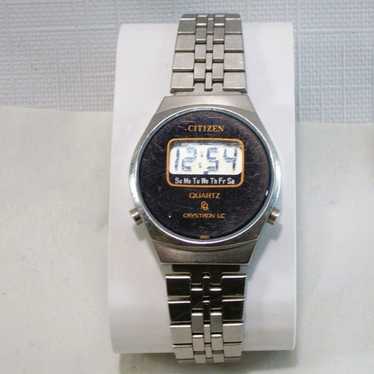 【稼働品】レア物 ヴィンテージ CITIZEN CRYSTRON LC デジタル CITIZEN レア物 ヴィンテージ 当時物 シチズン クリストロンLC