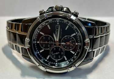 SEIKO SOLAR クロノグラフ V172-0AJ0 Seiko Solar Chronograph v172-0AJ0 FOR PARTS OR REPAIR | eBay