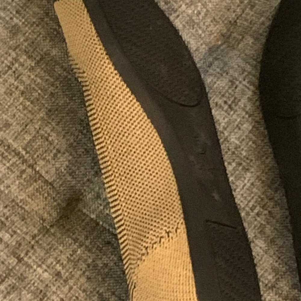 W6 ROTHYS Dune Cap-Toe Pointed Flats: Tan and Blue - image 6