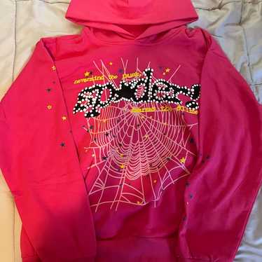 Sp5der pink hoodie - Gem