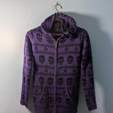 トップス HystericGlamour Skull Hoodie Archive y2k Hysteric Glamour × Japanese Brand *TRADED* Hysteric Glamour
