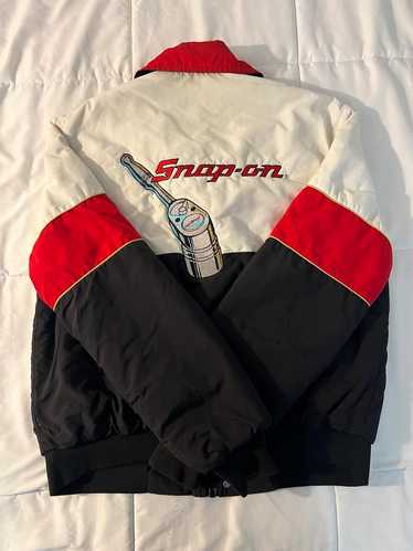 Snap-on ドラッグレースジャケット　レーシングジャケット　ヴィンテージ希少 超希少】スナップオン レーシング ナイロンジャケット 75周年