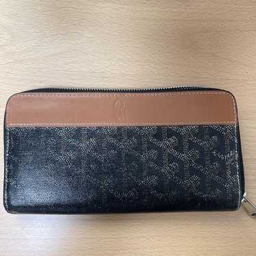 Goyard ZIP Wallet ブラック/ブラウン New genuine Goyard long wallet black & brown Japan | eBay