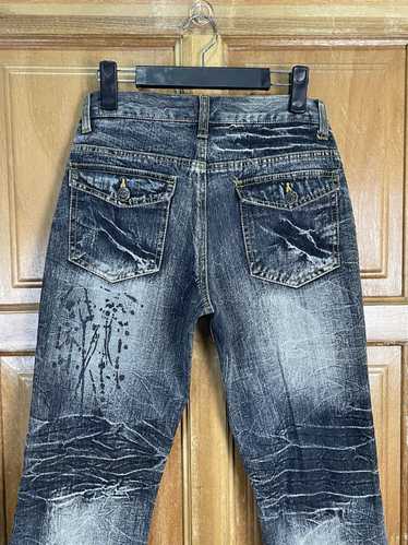 【LOWBOX】 Damage Design Denim Japanese brand × lowbox - Gem
