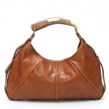 Yves Saint Laurent モンバサ ブラウン 本革 2000s 楽天市場】【中古】 イヴサンローラン YVES SAINT LAURENT