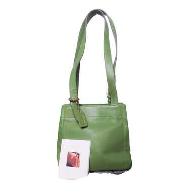 バッグ Vintage Coach Old Leather Tote bag Green Vintage leather coach tote - Gem