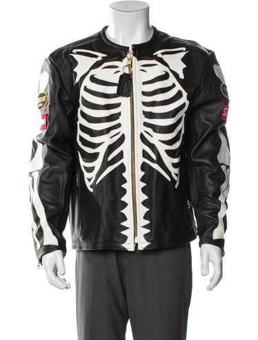 Supreme Vanson LeatherBones Jacket黒M NEW Supreme 2017 Vanson Black Men Leather Skeleton Bones