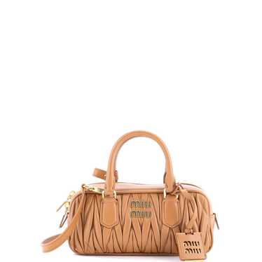 Miu Miu Regular Arcadie Top Handle Bag Matelasse … - image 1