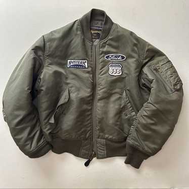 ジャケット・アウター HYSTERIC GLAMOUR MA-1 flight bomber JKT Hysteric Glamour Patched Ma-1 Bomber | neverlandsupply