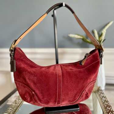 バッグ Coach Signature Soho Shoulder Bag Suede Coach soho suede shoulder - Gem