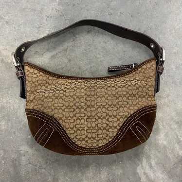 Vintage coach suede shoulder - Gem