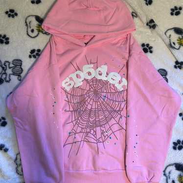 Pink sp5der hoodie size - Gem