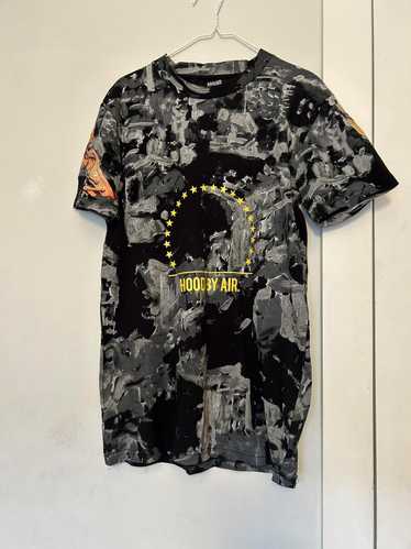 トップス HOOD BY AIR/LS shirt Hood By Air. - Natural With Green Print X-Ray L/S T-Shirt