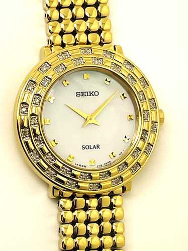 SEIKOセイコー V115-0AC0 ゴールドダイヤル ソーラー SEIKOセイコー V115-0AC0 ゴールドダイヤル ソーラー 時計 seiko