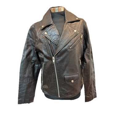 ジャケット・アウター ZARA MAN LEATHER PARKA WITH POCKETS L ZARA MAN LEATHER PARKA WITH POCKETS L