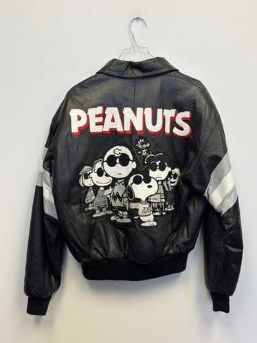 レア 90s AMERICAN TOONS PEANUTS レザージャケッL レア 90s AMERICAN TOONS PEANUTS レザージャケッL