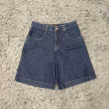 希少 00s Jnco jeans baggy shorts W33 VTG JNCO Jeans Shorts 32 Tribal Skull Baggy Y2K Denim Skater