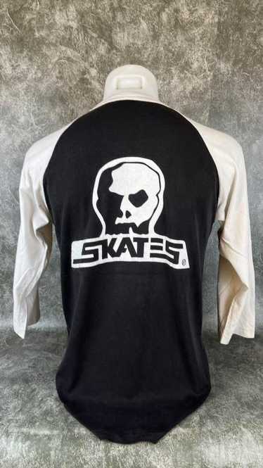 Skull skates t-shirt v019 - Gem