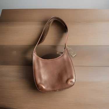 vintage coach old ergo エルゴ 茶 ブラウン VINTAGE COACH ERGO POCKET ZIP BAG NUBUC 4395 CHOCOLATE My