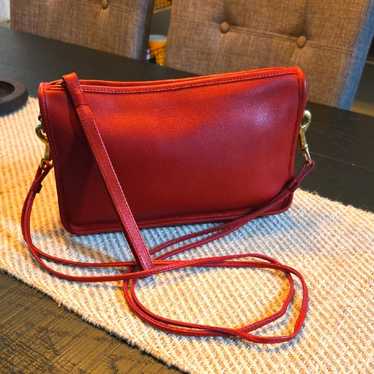 Coach Vintage Messenger Bag Shoulder 茶 Vintage Coach NYC Classic Shoulder Bag - Etsy