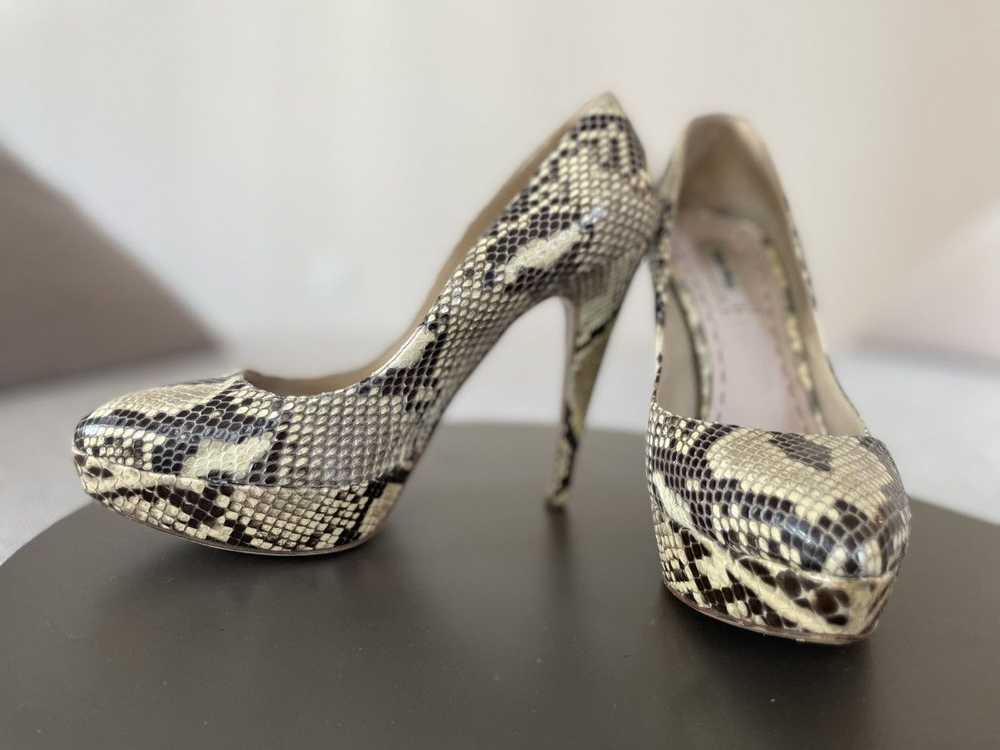 Miu Miu Miu Miu python platform heels size 38.5 - image 4