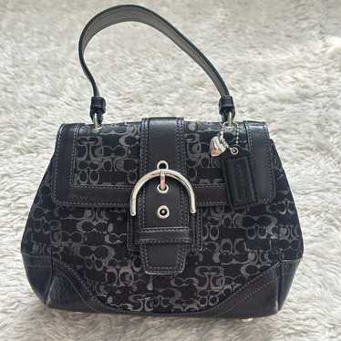 バッグ MADISON vintage coach old mini Boston Coach madison mini bag - Gem