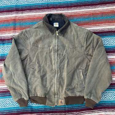 80s Carhartt サンタフェジャケット オリーブ L 襤褸 BORO 80s carhartt santa fe - Gem