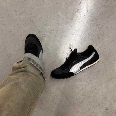 90s ＰＵＭＡ ＲＥＳＥＲＶＡ ＴＲ シューズ ヴィンテージ 26.5㎝ 黒白 Puma Viz Runner Mens 191037 01 White Black Running Shoes