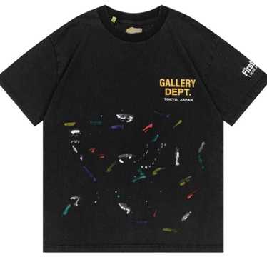 トップス GALLERY DEPT.Tokyo Firsthand Limit Paint Gallery Dept Tokyo Exclusive Anniversary Painted Brown Tee