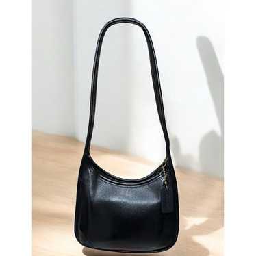 美品　Vintage Coach Ergo Shoulder Bag Black COACH Ergo 33 Leather Shoulder Bag Vintage Style Black | eBay