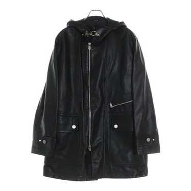 ジャケット・アウター leather hoodie jacket fireman FIREMAN CLASP HOODIE JACKET - Black | ZARA United States