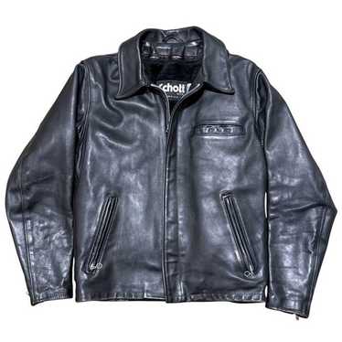 Schott　642 Schott 642 Single Rider Leather Jacket Black 38 with
