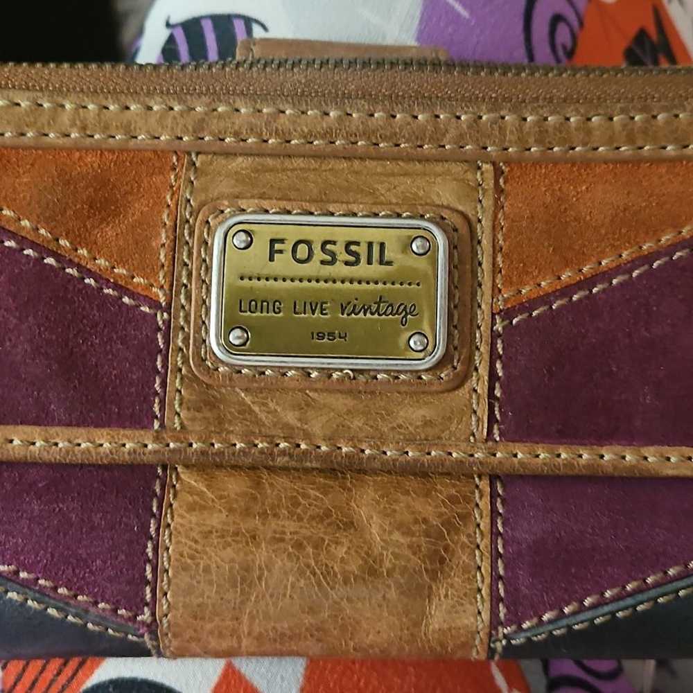 Fossil Wallet emory large Wallet patchwork multi … - image 1