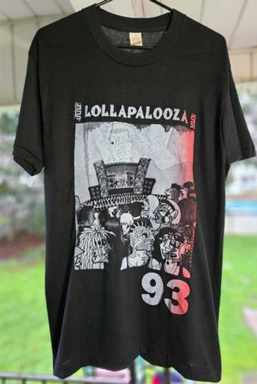 90s ALICE IN CHAINS LOLLA PALOOZA Tシャツ vtg 90s LOLLAPALOOZA 1993 MUSIC FESTIVAL ALICE IN CHAINS