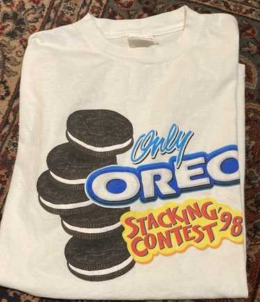 90s NABISCO OREO プロモ Tシャツ USA製 青 XL Vintage oreo t shirt - Gem