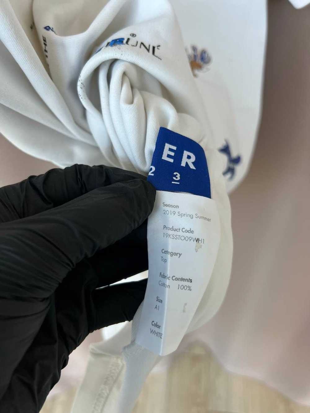 Ader Error Maison Kitsune x Ader Error T-Shirt Me… - image 12