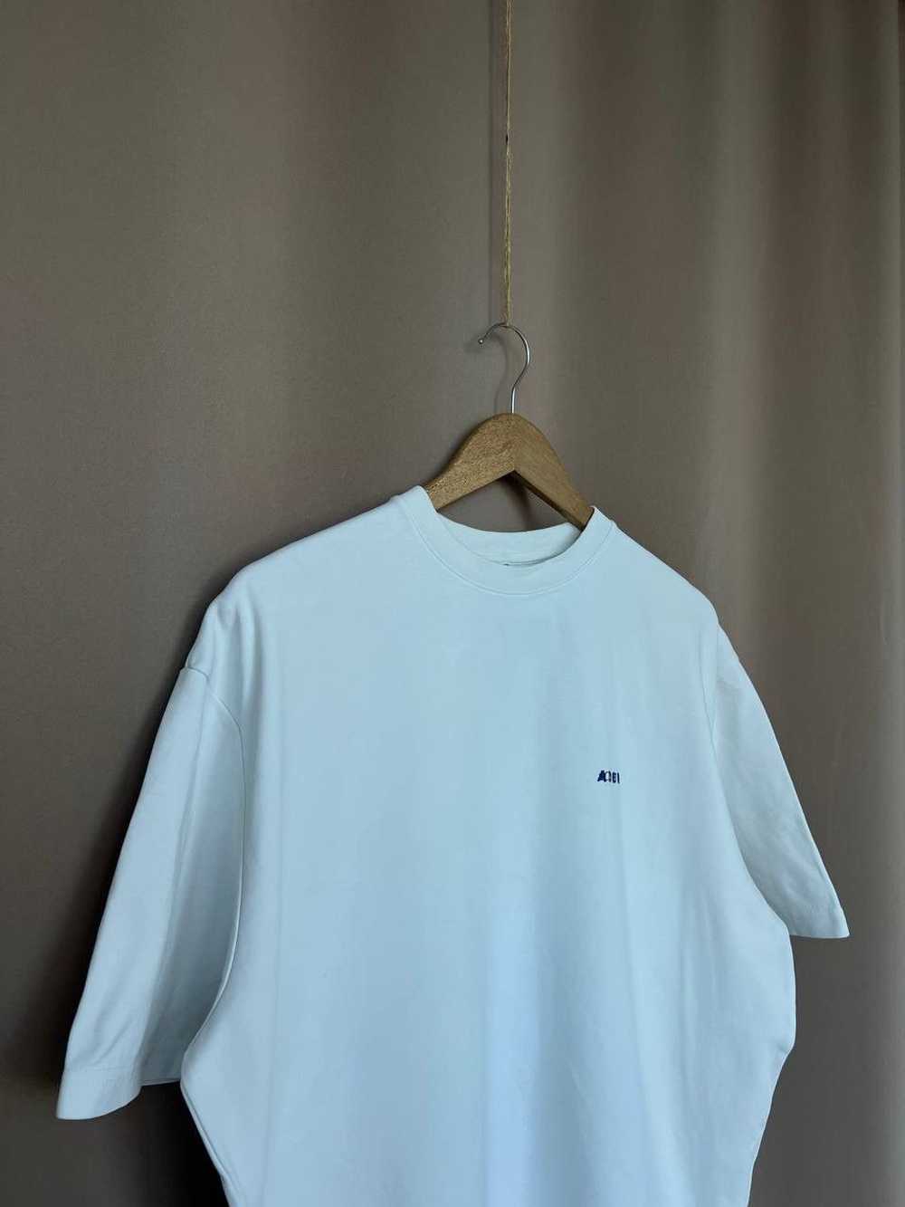 Ader Error Maison Kitsune x Ader Error T-Shirt Me… - image 3