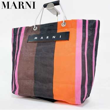 【新品未使用】MARNI MARKET STRIPE BAG MARNI MARNI MARKET STRIPE BAG Pink x Black | eBay
