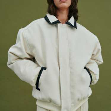 Source Unknown Varsity Wool Bomber Jacket - image 1