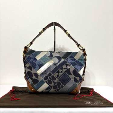 バッグ coach patchwork Denim bag signature y2k Coach patchwork y2k - Gem