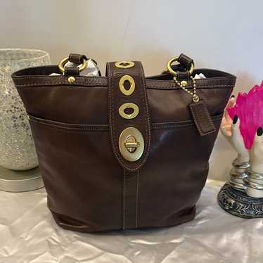 Coach legacy turnlock tote - Gem