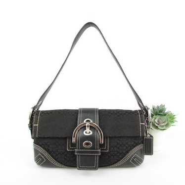 バッグ Coach Signature Demi Baguette Bag y2k SOLD Coach Demi Bag Limited Re-Edition 2003 Shoulder Bag in