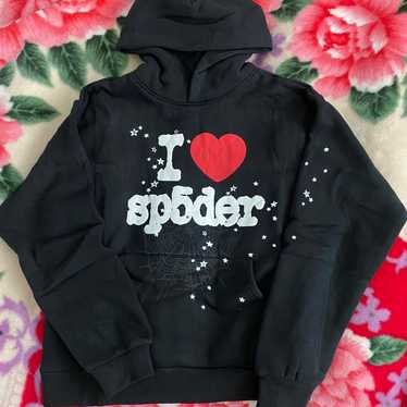【正規品】 Sp5der I HEART SP5 HOODIE スパイダー S Sp5der Spider worldwide hoodie- I Heart - メルカリ