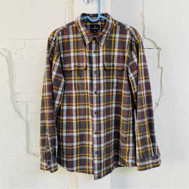Burnside Flannel Button Down (Size L) - image 1