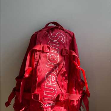 【ぷぅさん】Supreme Tonal Backpack 16SS レッド 16SS SUPREME Tonal Backpack Box Logo Denier Cordura (RED