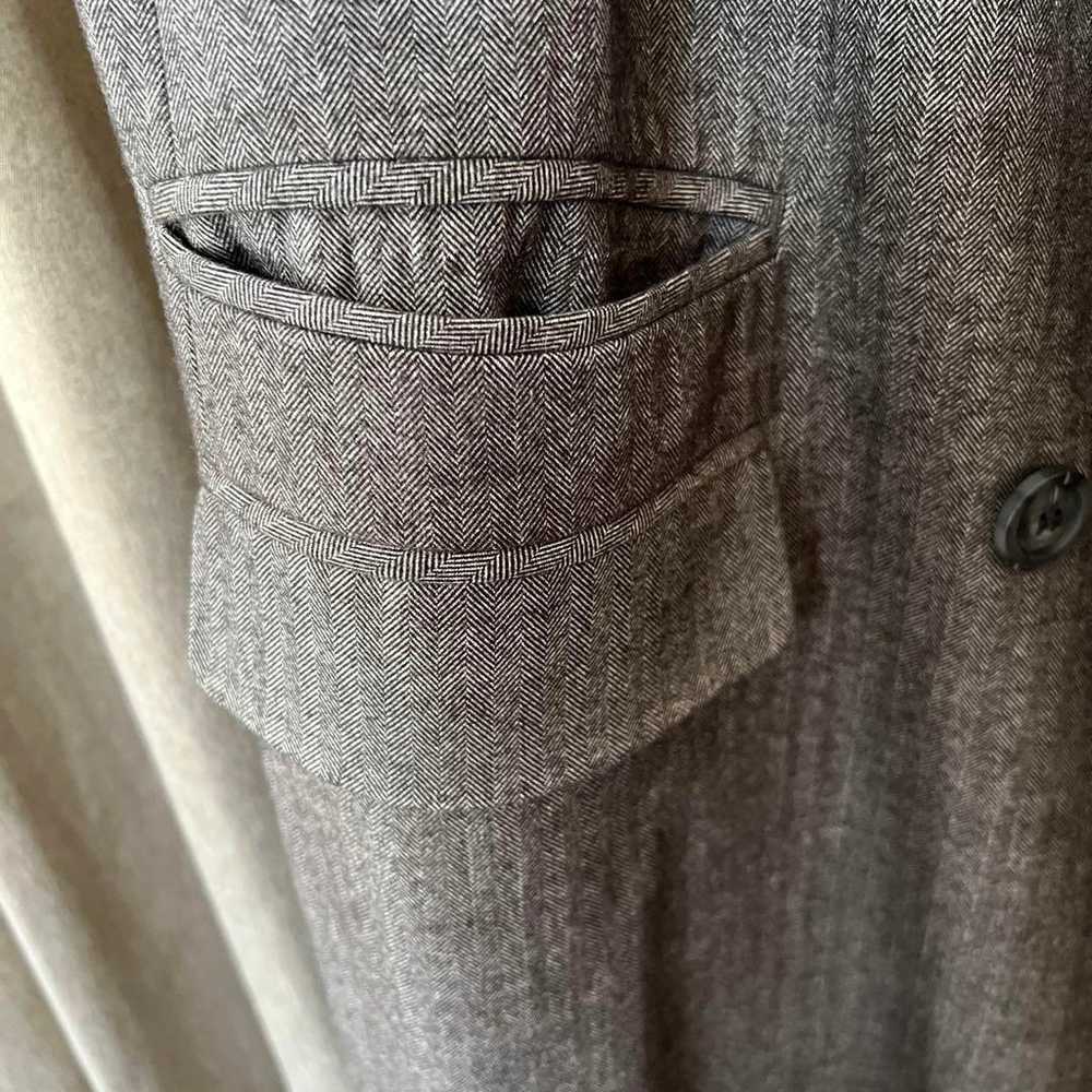 AMERI HERRINGBONE LONG JACKET VEST - image 10