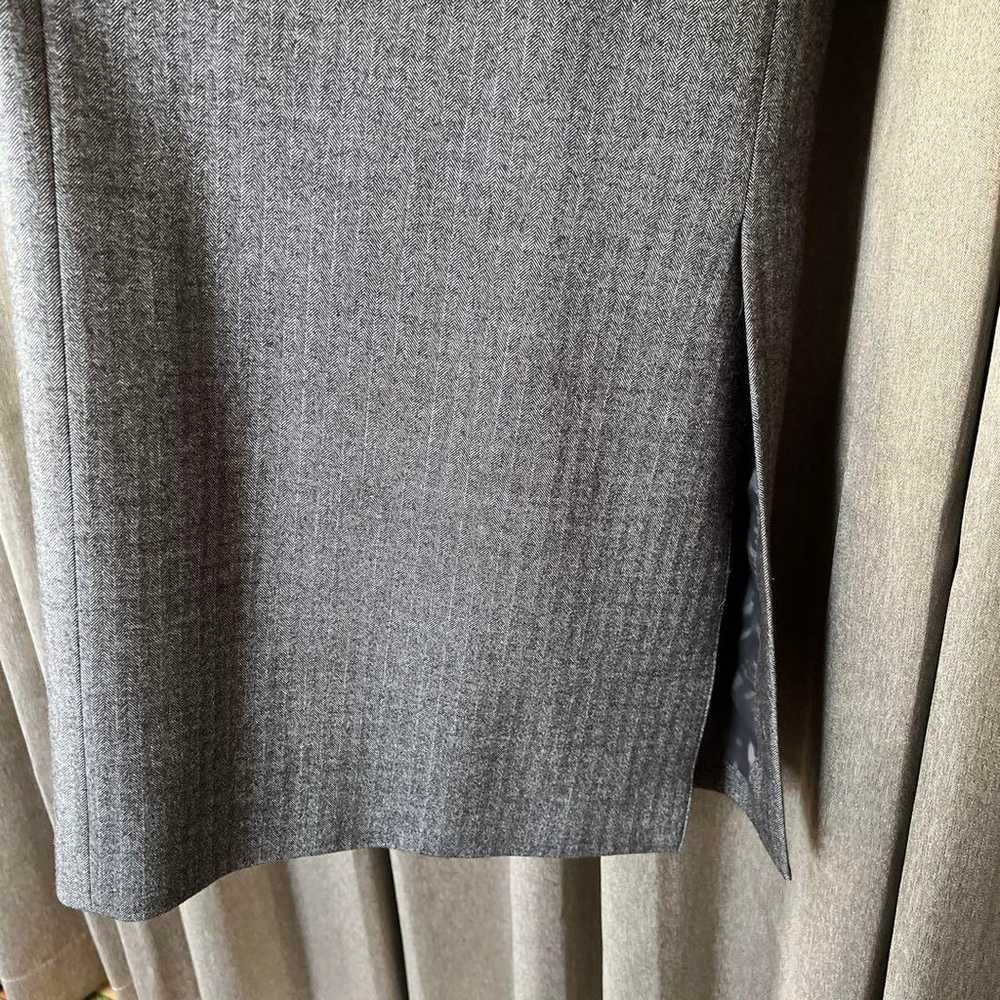 AMERI HERRINGBONE LONG JACKET VEST - image 6