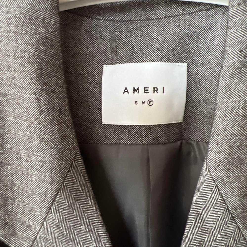 AMERI HERRINGBONE LONG JACKET VEST - image 7