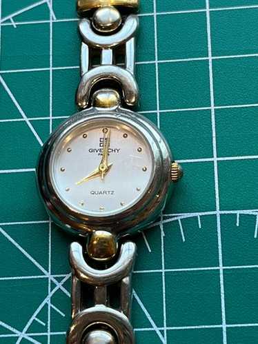 GIVENCHY ゴールド x ブラック 2Pダイヤ クォーツ 腕時計 GIVENCHY Black Gold Watch Working From Japan | eBay