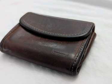 小物 VINTAGE COACH 7219 MULTIFUNCTION WALLET COACH Vintage Brown Leather Multifunction Wallet 7219 NEW